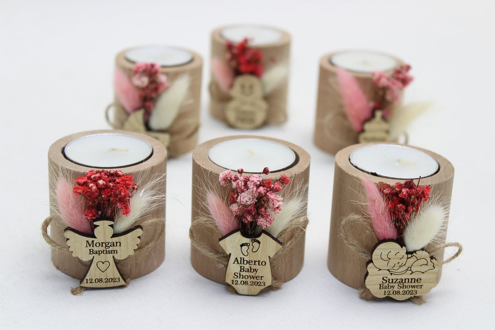 Baby Shower Candle Favour — handmade by Butterflyy Shop